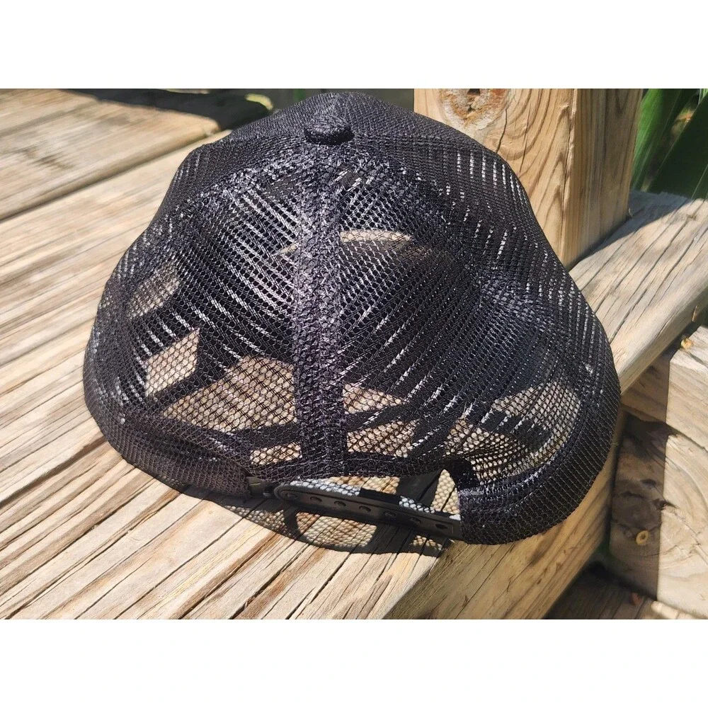 Kenworth KW Trucks Motors Blackout Mesh Snap Back Trucker Cap/Hat